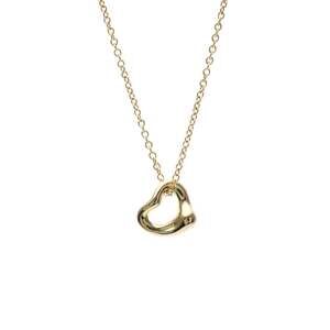 TIFFANY Authentic 18k Gold Heart Necklace